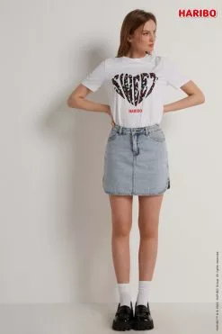 Tezenis Haribo Text T-Shirt -Outlet Tops Store 1MM1575B351V M