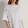 Tezenis Dropped Shoulder Cotton T-Shirt With Vents