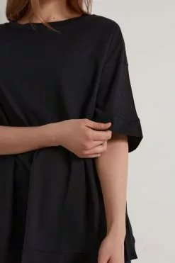 Tezenis Dropped Shoulder Cotton T-Shirt With Vents -Outlet Tops Store 1MM1590019 DT1W