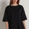 Tezenis Dropped Shoulder Cotton T-Shirt With Vents