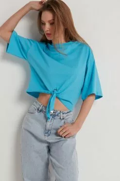 Tezenis Boxy T-shirt With Knot 7 Tezenis Boxy T-shirt With Knot -Outlet Tops Store 1MM1591257V M