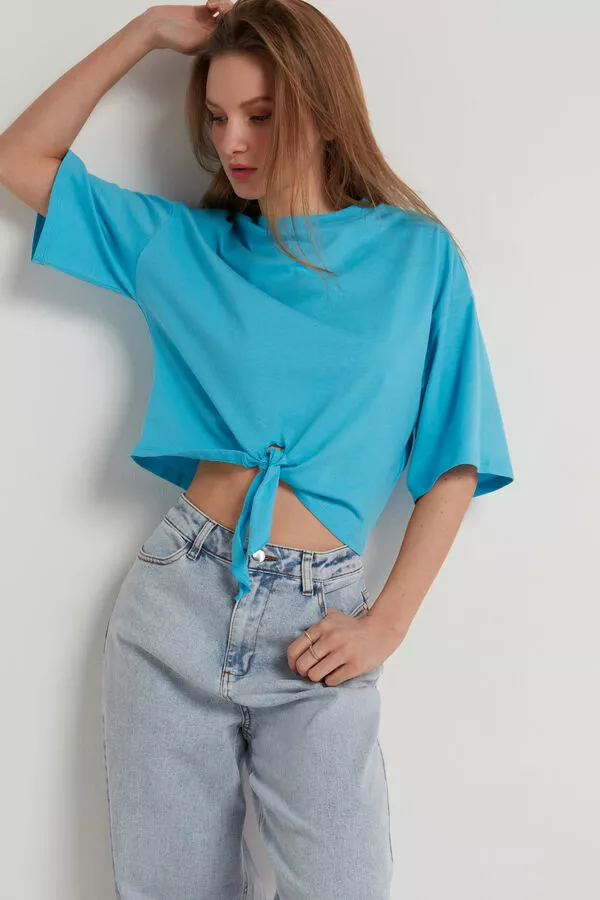 Tezenis Boxy T-shirt With Knot 3 Tezenis Boxy T-shirt With Knot - Image 3