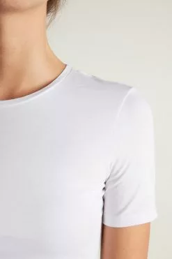 Tezenis Crew-Neck Stretch-Cotton T-Shirt -Outlet Tops Store 1MM15B wear 001 DT1