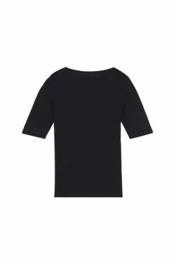 Tezenis Short-Sleeve Scoop-Neck Top In Cotton -Outlet Tops Store 1MM15C 019 B