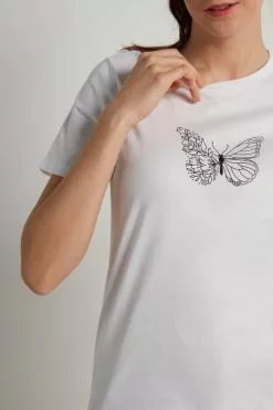 Tezenis Cotton Printed T-shirt -Outlet Tops Store 1MM199T258V DT1W