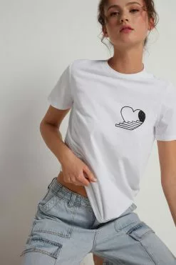 Tezenis Cotton Printed T-shirt -Outlet Tops Store 1MM199T259V M