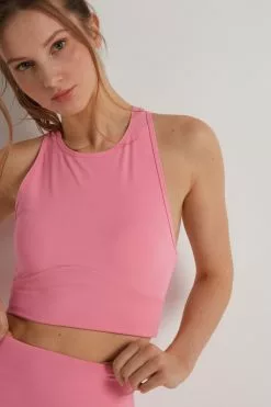 Tezenis Sleeveless Microfiber Crop Top -Outlet Tops Store 1MT1011A282V DT1W