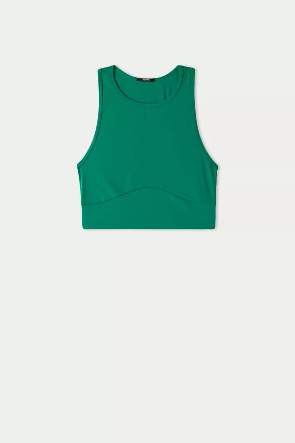 Tezenis Sleeveless Microfiber Crop Top 5 Tezenis Sleeveless Microfiber Crop Top - Image 5