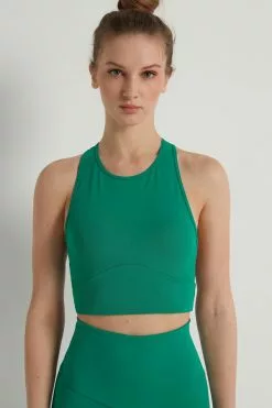Tezenis Sleeveless Microfiber Crop Top