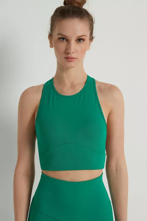 Tezenis Sleeveless Microfiber Crop Top 1 Tezenis Sleeveless Microfiber Crop Top