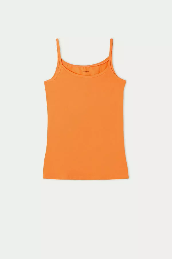 Tezenis Round-Neck Stretch Cotton Tank Top 5 Tezenis Round-Neck Stretch Cotton Tank Top - Image 5