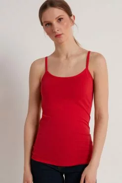 Tezenis Round-Neck Stretch Cotton Tank Top