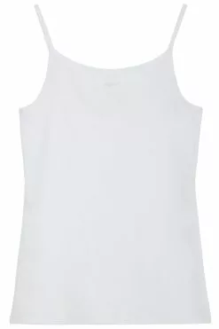 Tezenis Round-Neck Stretch Cotton Tank Top -Outlet Tops Store 1MT15A 001 B