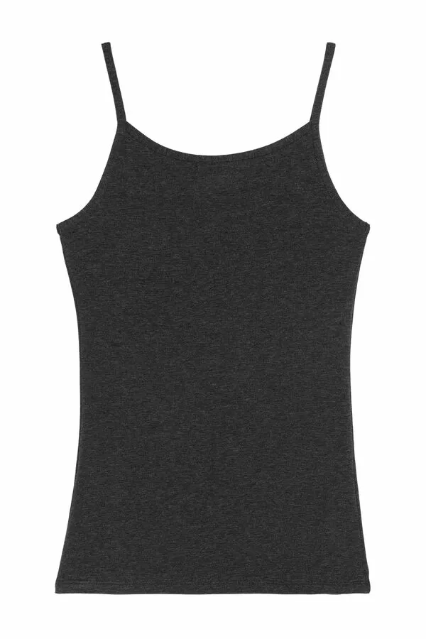 Tezenis Round-Neck Stretch Cotton Tank Top 6 Tezenis Round-Neck Stretch Cotton Tank Top - Image 6