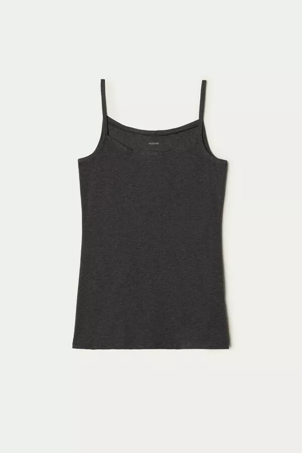 Tezenis Round-Neck Stretch Cotton Tank Top 5 Tezenis Round-Neck Stretch Cotton Tank Top - Image 5