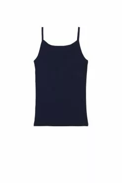 Tezenis Round-Neck Stretch Cotton Tank Top -Outlet Tops Store 1MT15A 624T B