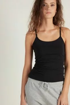 Tezenis Round-Neck Stretch Cotton Tank Top