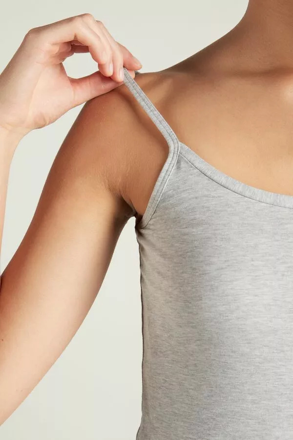 Tezenis Round-Neck Stretch Cotton Tank Top 4 Tezenis Round-Neck Stretch Cotton Tank Top - Image 4