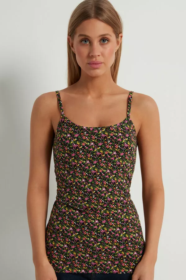 Tezenis Round Neck Tank Top In Stretch Cotton 1 Tezenis Round Neck Tank Top In Stretch Cotton