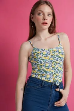 Tezenis Round Neck Tank Top In Stretch Cotton -Outlet Tops Store 1MT15T742V M