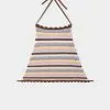 Tezenis Striped Crocheted Crop Top