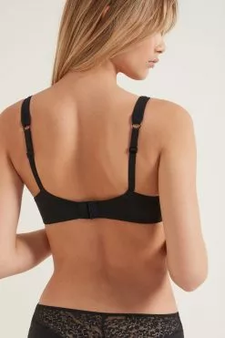 Tezenis Recycled Microfiber Paris Print Balconette Bra -Outlet Tops Store 1RB010A wear 019 BI