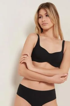 Tezenis Recycled Microfiber Paris Print Balconette Bra -Outlet Tops Store 1RB010A wear 019 M