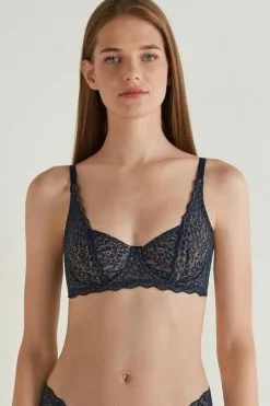 Tezenis Paris Recycled Lace Unpadded Balconette Bra