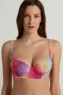 Tezenis Rainbow Lace Paris Balconette Bra