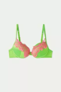 Tezenis Delicate Satin Moscow Push-up Bra -Outlet Tops Store 1RG1554310V F