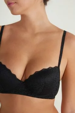 Tezenis Wien Recycled Lace Lightly Padded Balconette Bra 9 Tezenis Wien Recycled Lace Lightly Padded Balconette Bra -Outlet Tops Store 1RI060019 DT1W