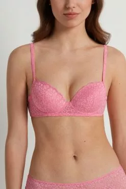 Tezenis Wien Recycled Lace Lightly Padded Balconette Bra