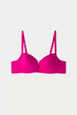Tezenis Wien Recycled Lace Lightly Padded Balconette Bra 9 Tezenis Wien Recycled Lace Lightly Padded Balconette Bra -Outlet Tops Store 1RI060534V F