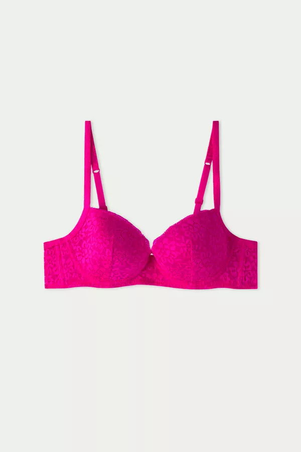 Tezenis Wien Recycled Lace Lightly Padded Balconette Bra 5 Tezenis Wien Recycled Lace Lightly Padded Balconette Bra - Image 5
