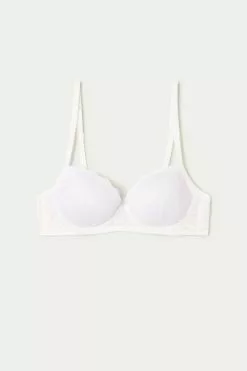 Tezenis Wien Recycled Lace Lightly Padded Balconette Bra 10 Tezenis Wien Recycled Lace Lightly Padded Balconette Bra -Outlet Tops Store 1RI060 001 F