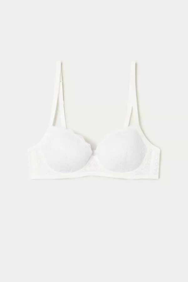 Tezenis Wien Recycled Lace Lightly Padded Balconette Bra 5 Tezenis Wien Recycled Lace Lightly Padded Balconette Bra - Image 5