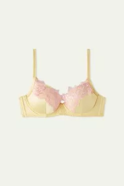Tezenis Delicate Satin Wien Lightly Padded Balconette Bra -Outlet Tops Store 1RI1554269V F