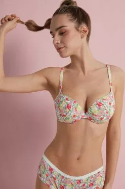 Tezenis Athens Printed Push-Up Bra -Outlet Tops Store 1RP05T294V M