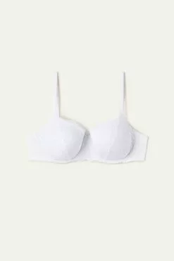 Tezenis Prague Full Cover Recycled Lace Balconette Bra -Outlet Tops Store 1RP060F 001 F