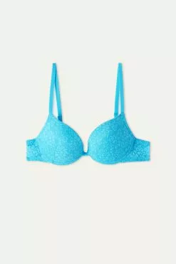 Tezenis Los Angeles Recycled Lace Super Push-Up Bra -Outlet Tops Store 1RS060257V F