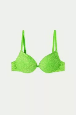 Tezenis Los Angeles Recycled Lace Super Push-Up Bra -Outlet Tops Store 1RS060308V F