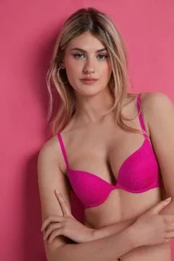 Tezenis Los Angeles Recycled Lace Super Push-Up Bra -Outlet Tops Store 1RS060534V M