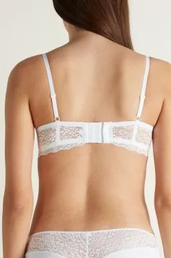 Tezenis Malibu Recycled Lace Super Push-Up Bra -Outlet Tops Store 1RS060A001 BI