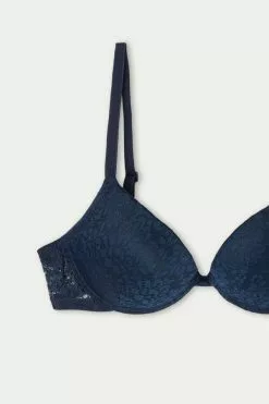 Tezenis Los Angeles Recycled Lace Super Push-Up Bra -Outlet Tops Store 1RS060 624T D1