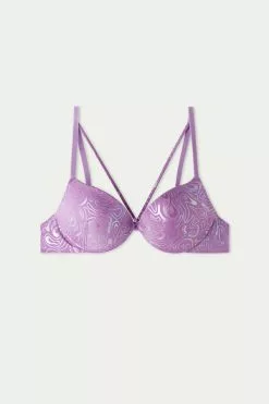 Tezenis Fluid Violet Los Angeles Super Push-Up Bra -Outlet Tops Store 1RS1558266V F