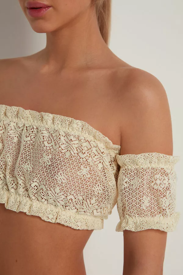 Tezenis Country Pointelle Bandeau Bra Top 4 Tezenis Country Pointelle Bandeau Bra Top - Image 4