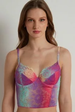Tezenis Rainbow Lace Push-Up Bra Top