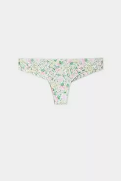 Tezenis Printed Microfiber Brazilian Panties -Outlet Tops Store 1SB01CT636V F