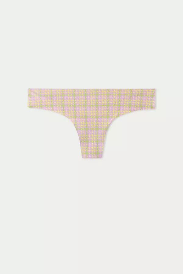 Tezenis Raw Edge Brazilian Brief In Printed Microfiber 5 Tezenis Raw Edge Brazilian Brief In Printed Microfiber - Image 5