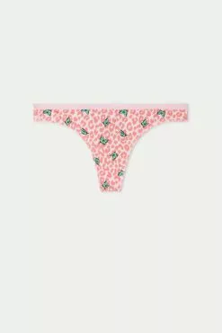 Tezenis Printed Cotton Brazilian Brief -Outlet Tops Store 1SB05T297V F